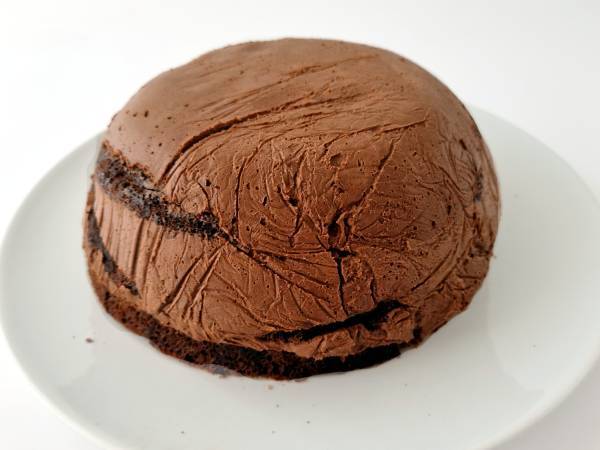 Tarta de chocolate {Sin azúcar y sin horno} - Preparación paso 4