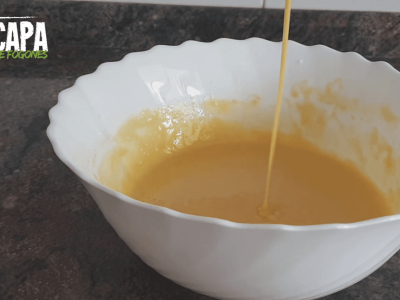 Clafoutis de Fresas - Preparación paso 3