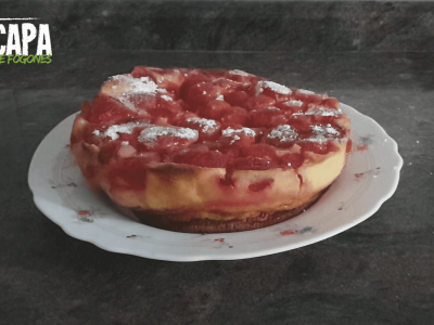 Clafoutis de Fresas - Preparación paso 7