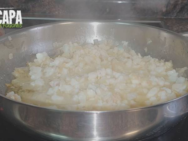 Pimientos rellenos de bacalao - Preparación paso 3