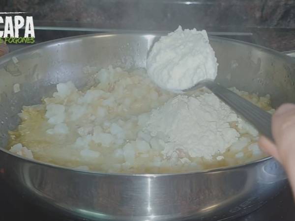 Pimientos rellenos de bacalao - Preparación paso 4