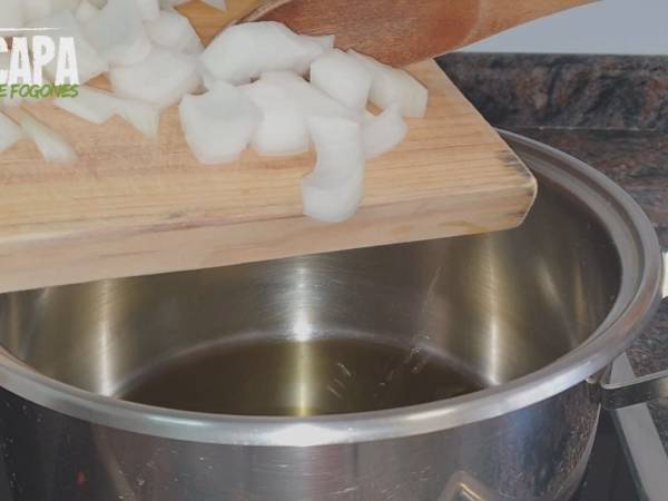 Crema de champiñones - Preparación paso 3