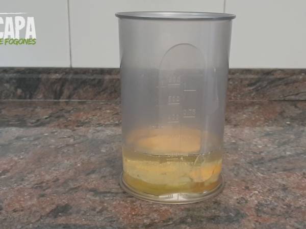 Mayonesa casera - Preparación paso 1