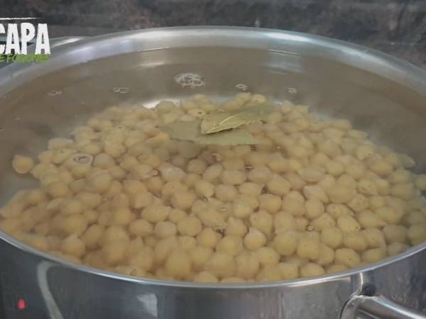 Garbanzos con Chorizo - Preparación paso 2