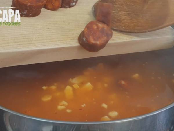 Garbanzos con Chorizo - Preparación paso 5