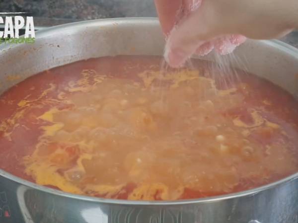 Garbanzos con Chorizo - Preparación paso 7