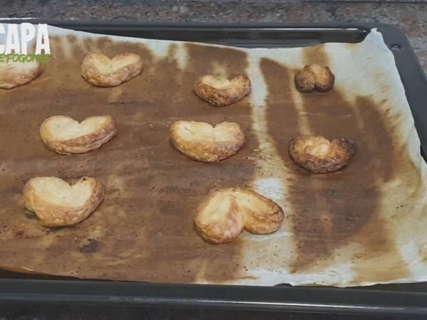 Mini palmeritas de chocolate - Preparación paso 6