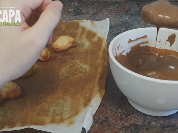 Mini palmeritas de chocolate - Preparación paso 7