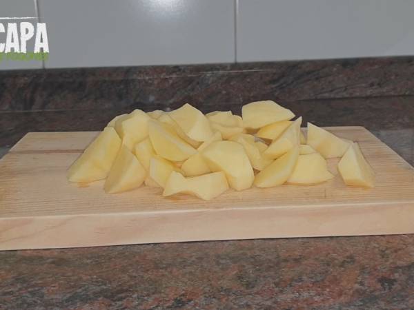 Patatas a la riojana - Preparación paso 2