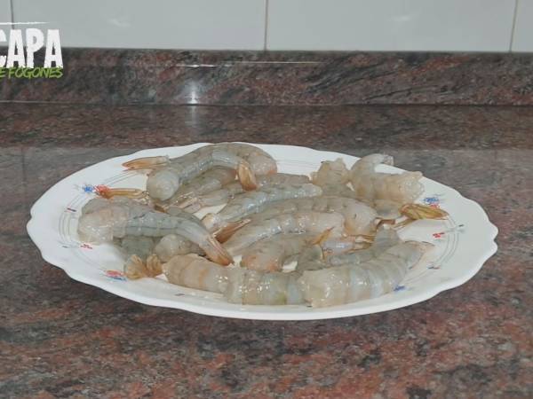 Langostinos a la gabardina - Preparación paso 3