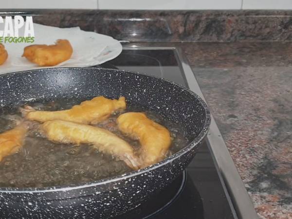 Langostinos a la gabardina - Preparación paso 4