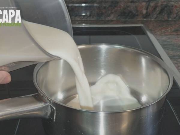 Flan Vegano - Preparación paso 3