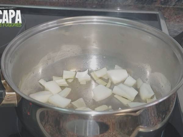 Crema de coliflor - Preparación paso 2