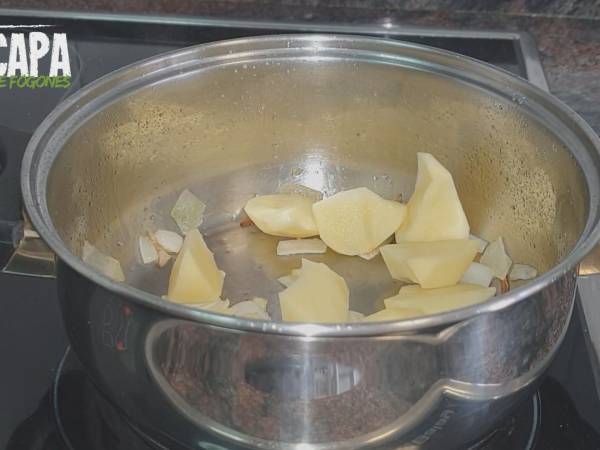 Crema de coliflor - Preparación paso 3