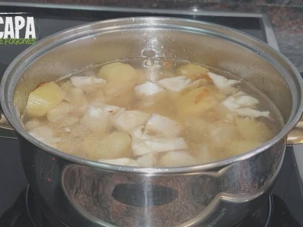 Crema de coliflor - Preparación paso 5