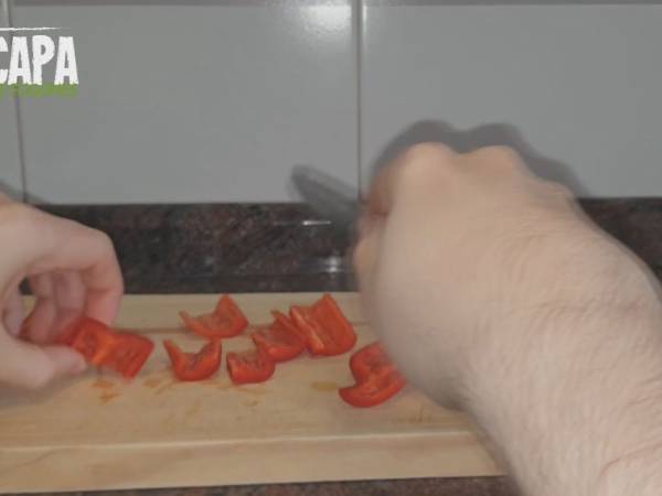 Brochetas de cerdo - Preparación paso 1