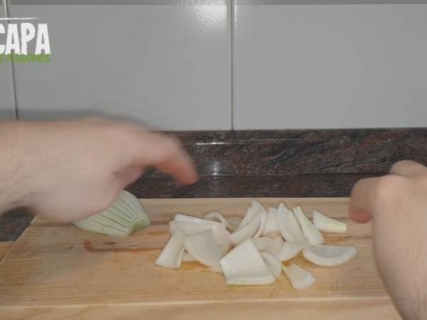 Brochetas de cerdo - Preparación paso 3