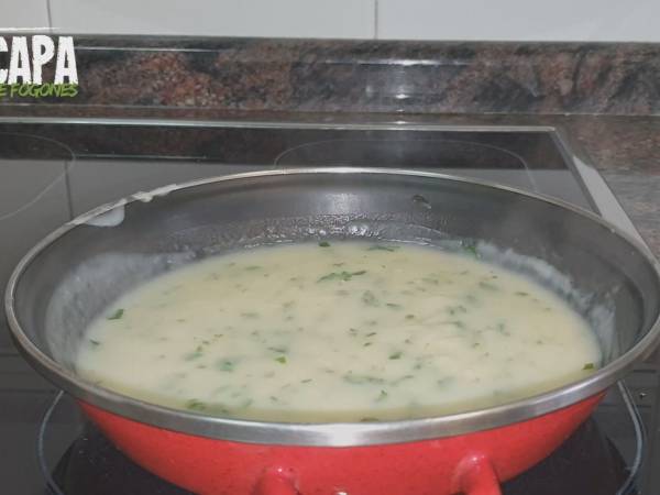 Merluza en salsa verde - Preparación paso 5