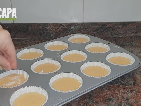 Magdalenas de mantequilla - Preparación paso 10