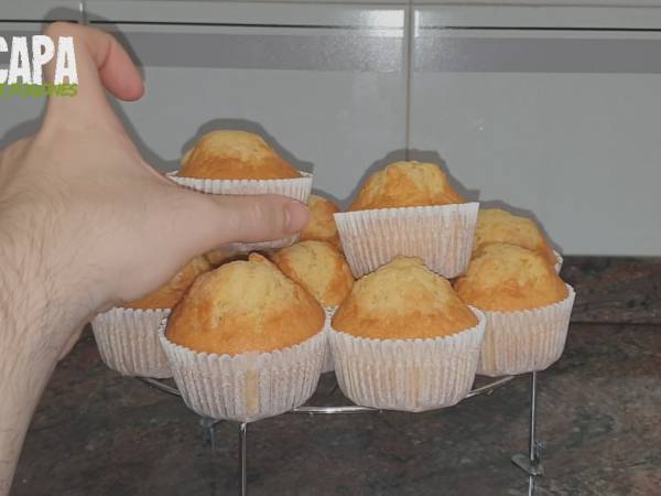 Magdalenas de mantequilla - Preparación paso 13