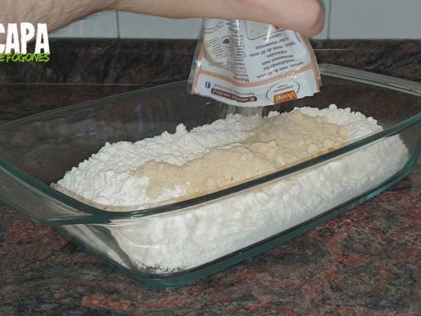 Polvorones caseros - Preparación paso 1