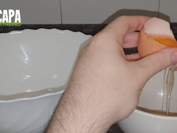 Mousse de turrón - Preparación paso 2