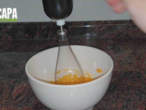 Mousse de turrón - Preparación paso 5