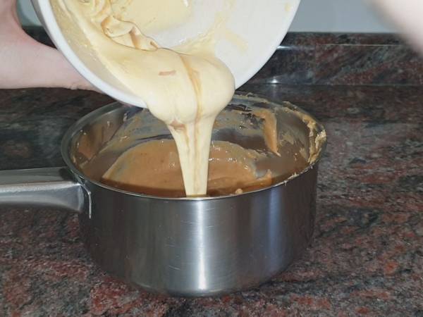 Mousse de turrón - Preparación paso 7