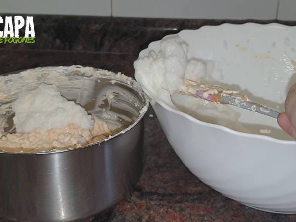 Mousse de turrón - Preparación paso 9