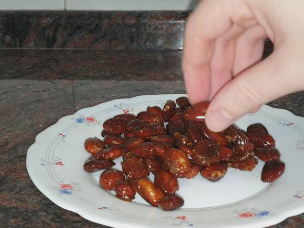 Almendras Garrapiñadas - Preparación paso 5