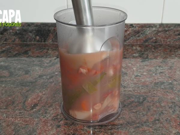 Alubias con chorizo - Preparación paso 6