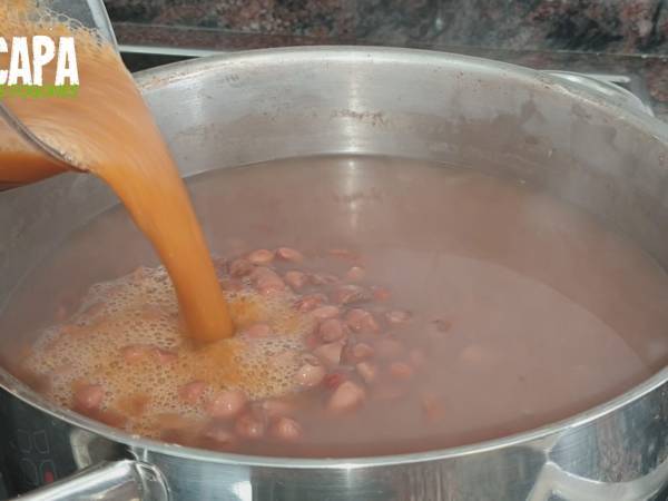 Alubias con chorizo - Preparación paso 7