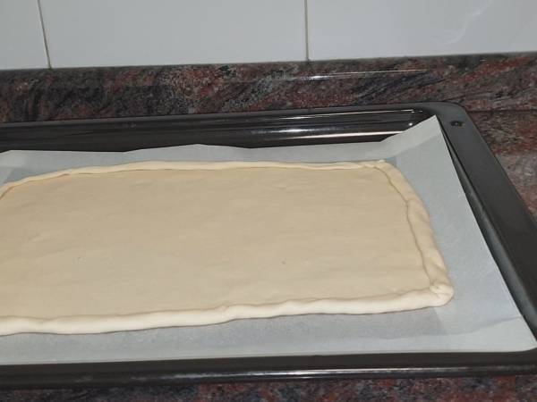 Pizza de aprovechamiento - Preparación paso 3