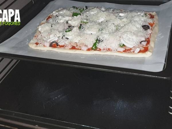 Pizza de aprovechamiento - Preparación paso 5