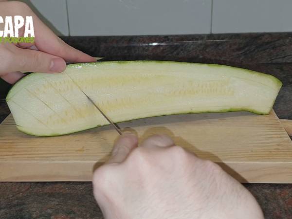 Calabacines Rellenos - Preparación paso 1