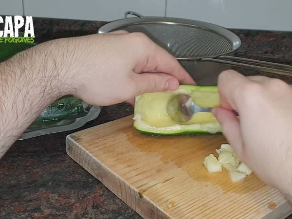 Calabacines Rellenos - Preparación paso 5