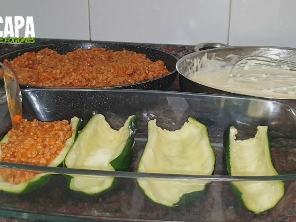 Calabacines Rellenos - Preparación paso 10