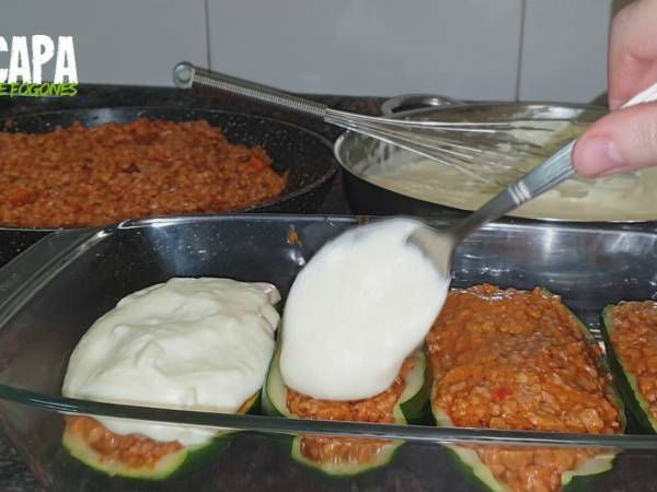 Calabacines Rellenos - Preparación paso 11