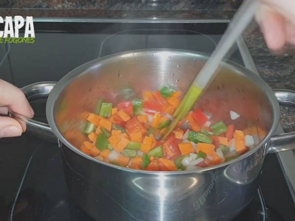 Lentejas con chorizo - Preparación paso 2