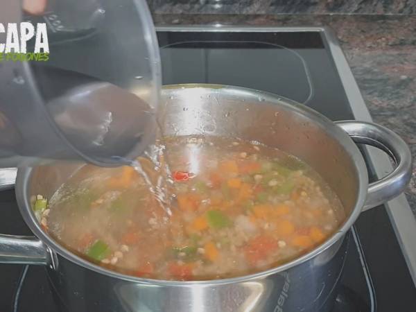 Lentejas con chorizo - Preparación paso 4