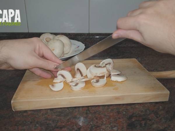 Pizza Philadelphia - Preparación paso 1