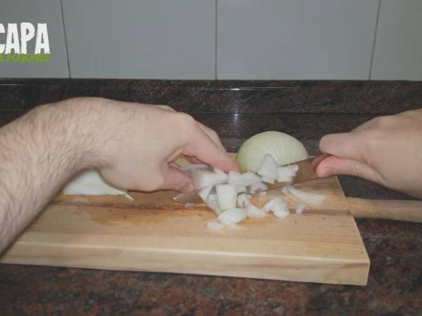 Pizza Philadelphia - Preparación paso 2