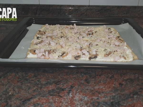 Pizza Philadelphia - Preparación paso 7
