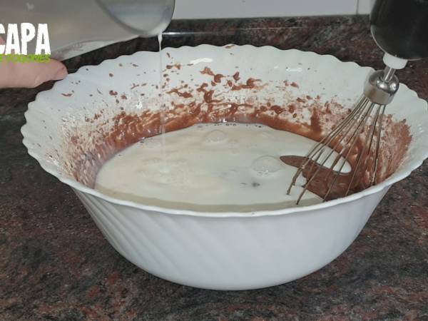 Bizcocho Red Velvet - Preparación paso 5