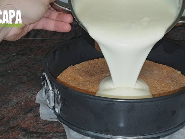 Tarta de queso - Preparación paso 8