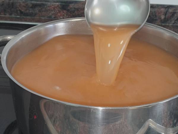 Sopa de pescado - Preparación paso 15