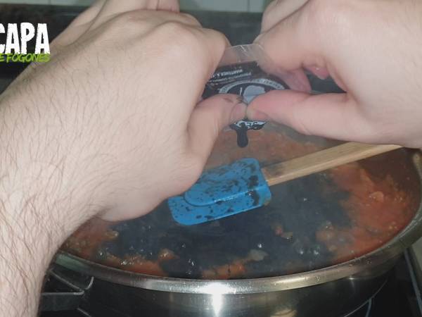 Chipirones en su tinta - Preparación paso 6