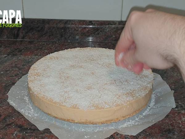 Cheesecake de dulce de leche - Preparación paso 9