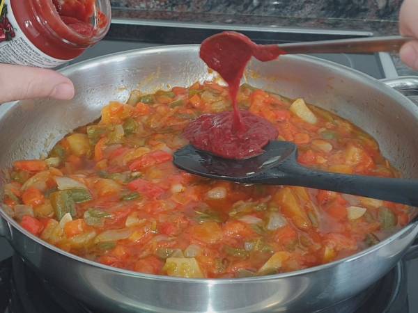 Bacalao ajoarriero - Preparación paso 5