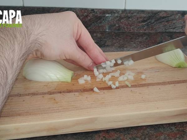 Marmitako de calamares - Preparación paso 2